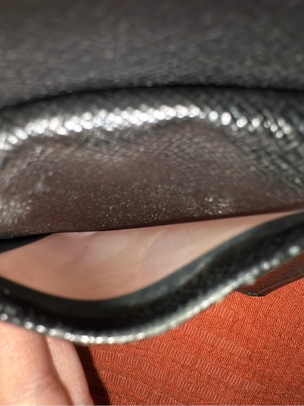 Louis Vuitton Black Damier Graphite Leather Wallet